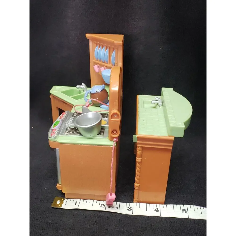 Fisher Price Loving Family Dollhouse Kitchen Appliances Stove Sink Counter Setup